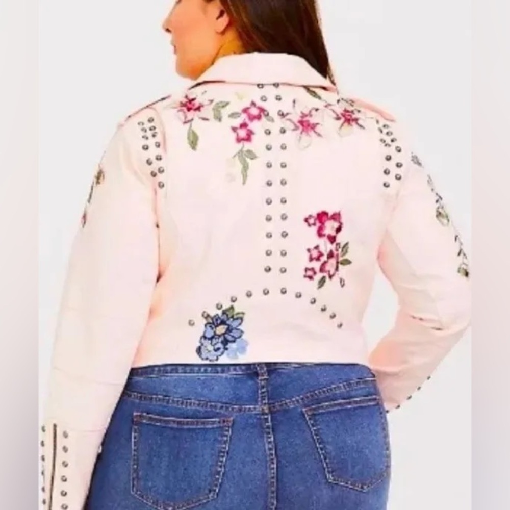 Torrid embroidered jacket